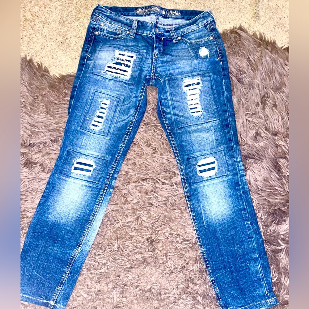 EXPRESS Peek-A -Boo Jeans